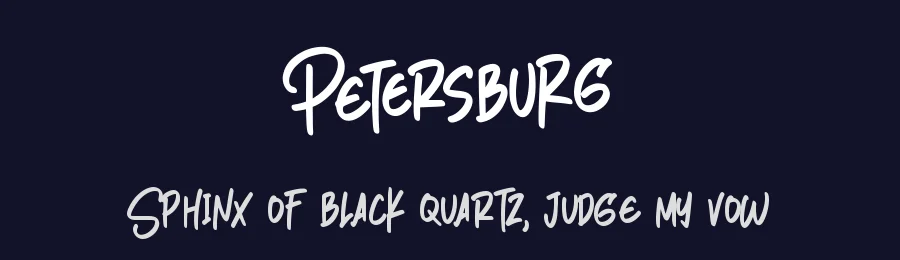 Petersburg by Fontherapy — Script Handwritten Font — thumbnail 2
