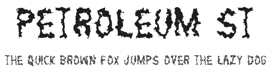 Petroleum St by Southype — Decorative Font