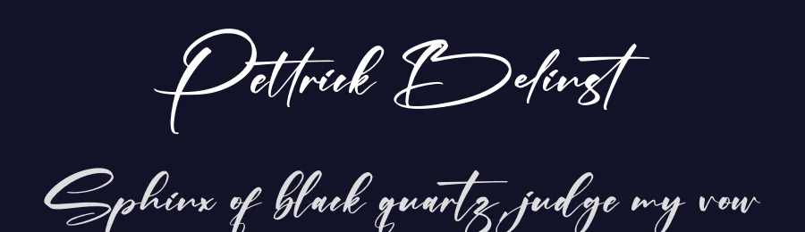 Pettrick Belinst by Letterena Studios — Script Handwritten Font — thumbnail 2