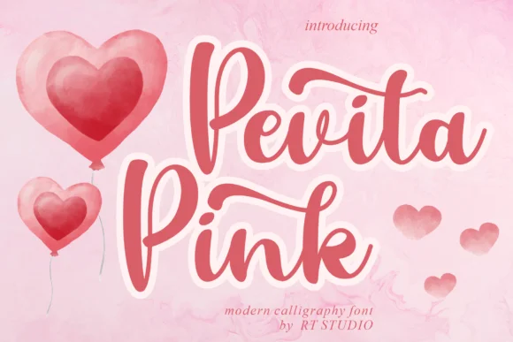 Pevita Pink Font by RT Studio — Script Handwritten Font