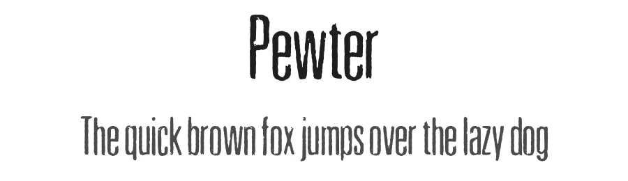 Pewter by KC Fonts — Decorative Font