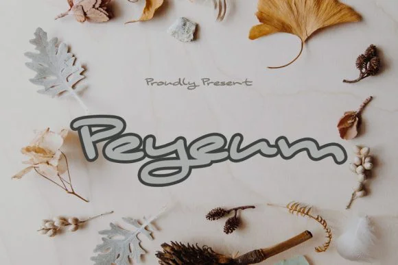 Peyeum Font by muhawk47 — Script Handwritten Font