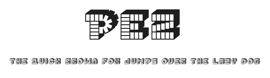 Pez by BRIDGEco — Decorative Font