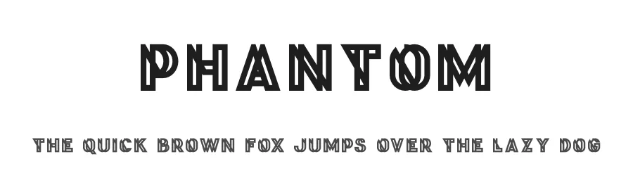 Phantom by Peter Olexa — Decorative Font