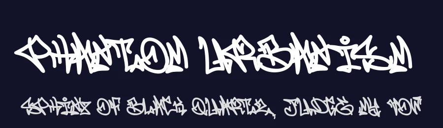 Phantom Urbanism by Cikareotype Studio — Script Handwritten Font — thumbnail 2