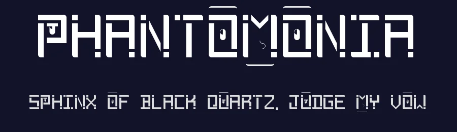Phantomonia by Brixdee — Decorative Font — thumbnail 2