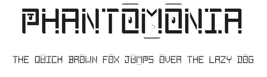 Phantomonia by Brixdee — Decorative Font