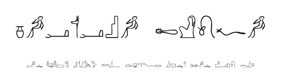 Pharaoh Glyph by CompuWorks — Dingbats Font