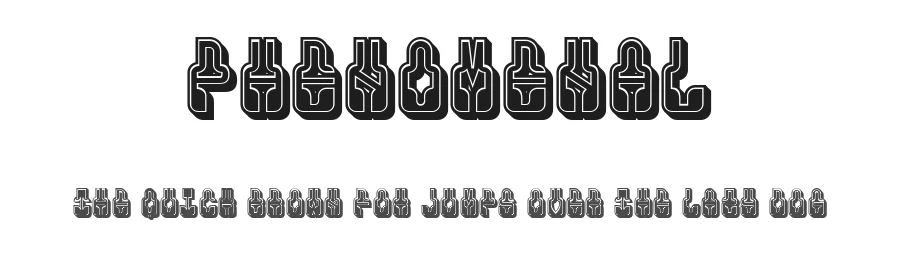 Phenomenal by Vladimir Nikolic β Decorative Font