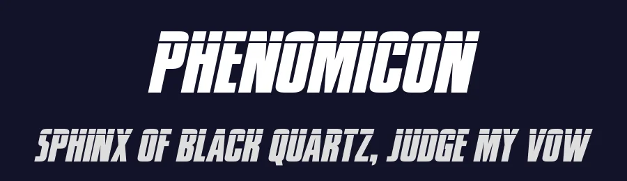 Phenomicon by Iconian Fonts — Sans Serif Font — thumbnail 2