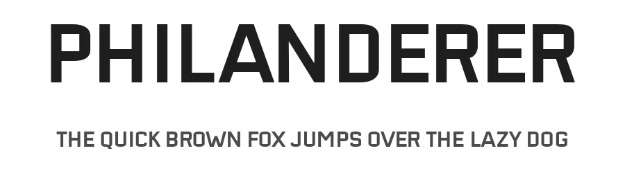 Philanderer by Vladimir Nikolic β Sans Serif Font