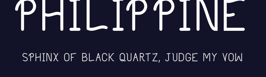 Philippine by Valentin François — Decorative Font — thumbnail 2