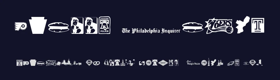 Philly Dings by Iconian Fonts — Dingbats Font — thumbnail 2