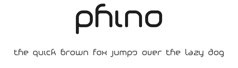 Phino by Glitch — Display Font