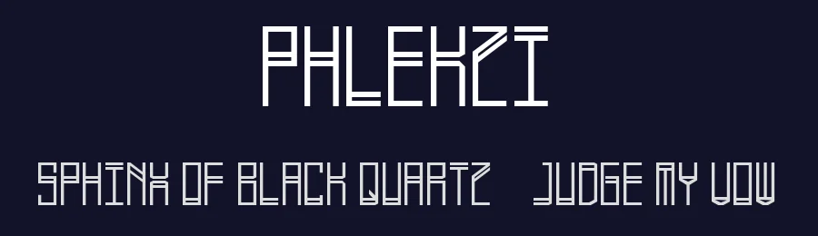 Phlekzi by Jan Paul — Decorative Font — thumbnail 2