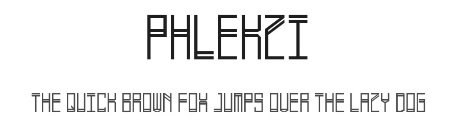 Phlekzi by Jan Paul — Decorative Font