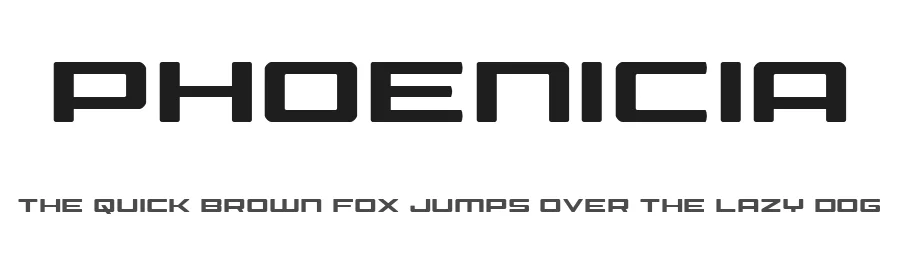 Phoenicia by Iconian Fonts — Display Font