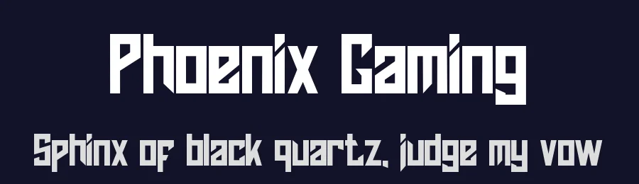 Phoenix Gaming by StringLabs Creative Studio — Display Font — thumbnail 2
