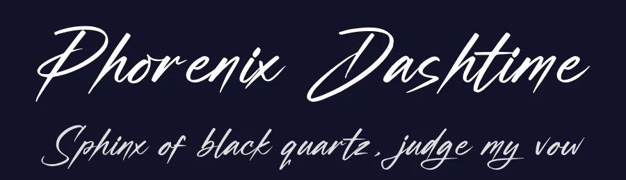 Phorenix Dashtime by Letterena Studios — Script Handwritten Font — thumbnail 2