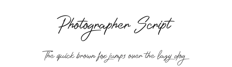 Photographer Script