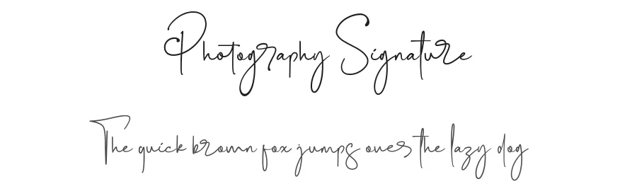 Photography Signature