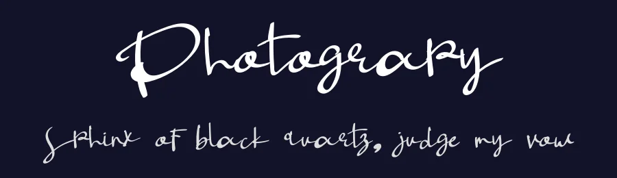 Photograpy by Eddy Goodboy — Script Handwritten Font — thumbnail 2