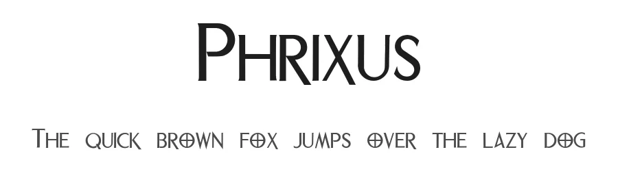 Phrixus by Walter Velez — Sans Serif Font