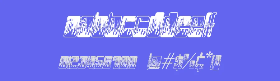 Phuture Phlames Phast by Jeff Bensch — Decorative Font — thumbnail 3