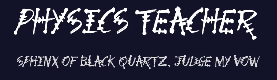 Physics Teacher by JSH creates — Decorative Font — thumbnail 2