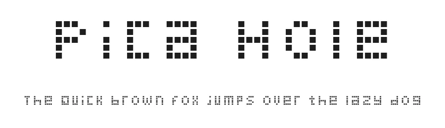 Pica Hole by Apostrophic Labs — Display Font