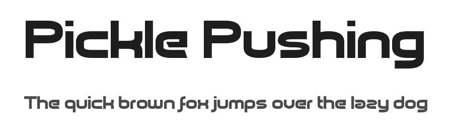 Pickle Pushing