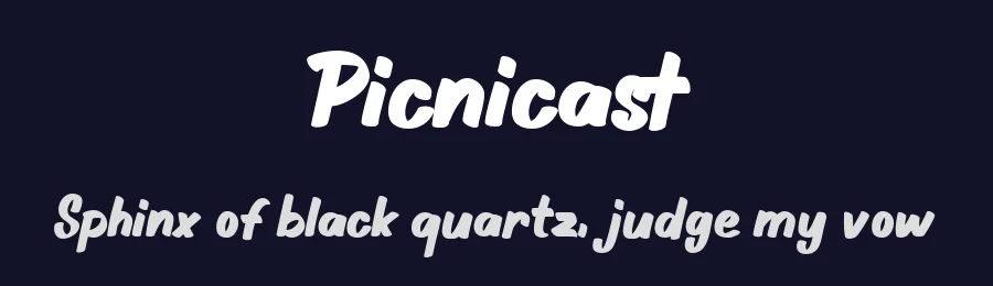 Picnicast by Maulana Creative — Script Handwritten Font — thumbnail 2