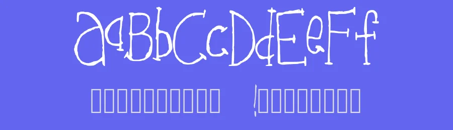 Picnic for two by Shelley Evans — Decorative Font — thumbnail 3