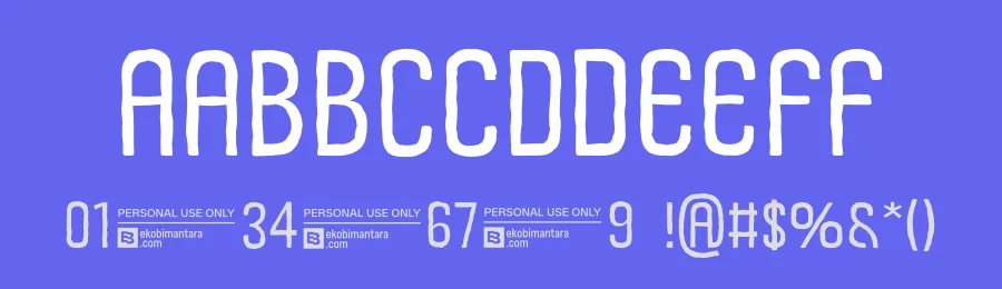 Picsue Sans by Eko Bimantara — Decorative Font — thumbnail 3