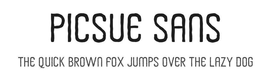 Picsue Sans by Eko Bimantara — Decorative Font