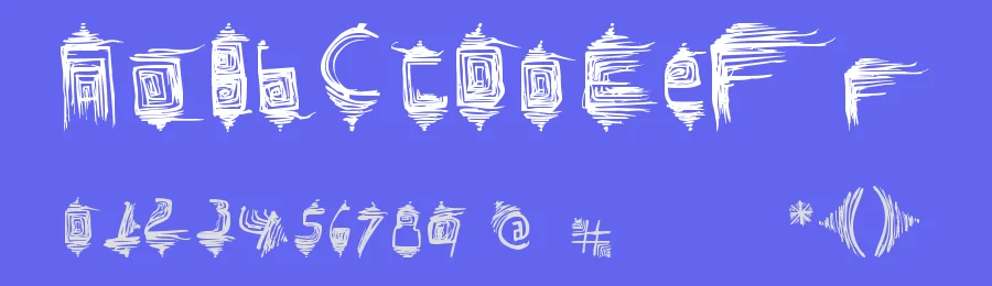 Picto by Claudia Urbina — Decorative Font — thumbnail 3