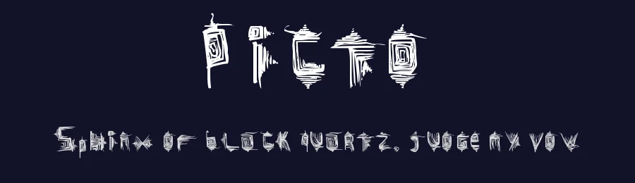 Picto by Claudia Urbina — Decorative Font — thumbnail 2