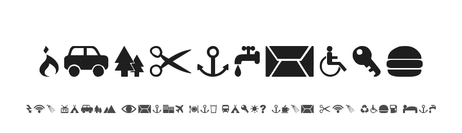 Pictogramz by Marioz — Dingbats Font