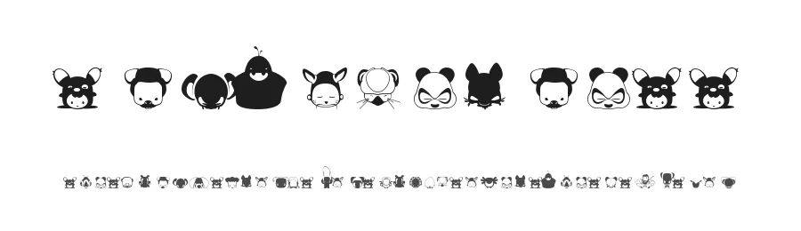 Pictoserie 3 by Maelle.K | Thomas Boucherie — Dingbats Font
