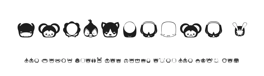 Pictoserie 7 by Maelle.K | Thomas Boucherie β Dingbats Font