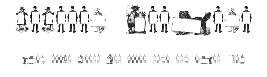 Picture Squares by Intellecta Design — Dingbats Font