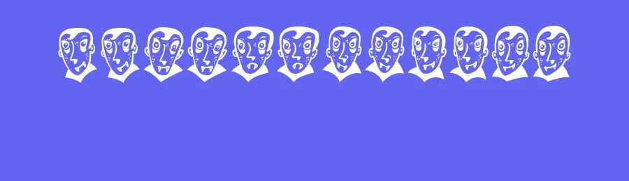 Pierre the Vampire by Vladimir Nikolic — Dingbats Font — thumbnail 3
