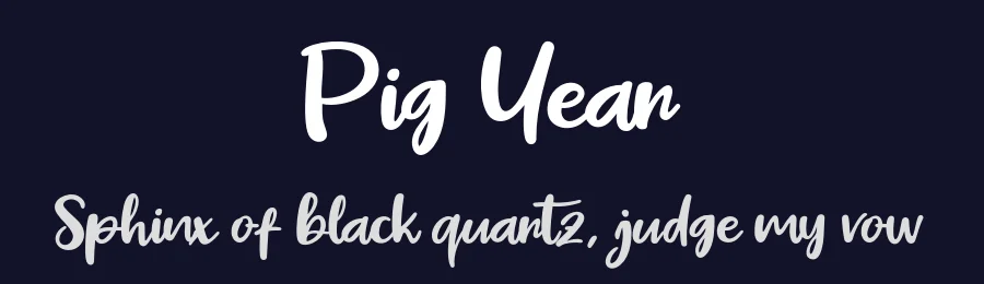 Pig Year by Khurasan — Script Handwritten Font — thumbnail 2