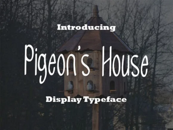 Pigeon's House Font by scriptstrategy — Script Handwritten Font