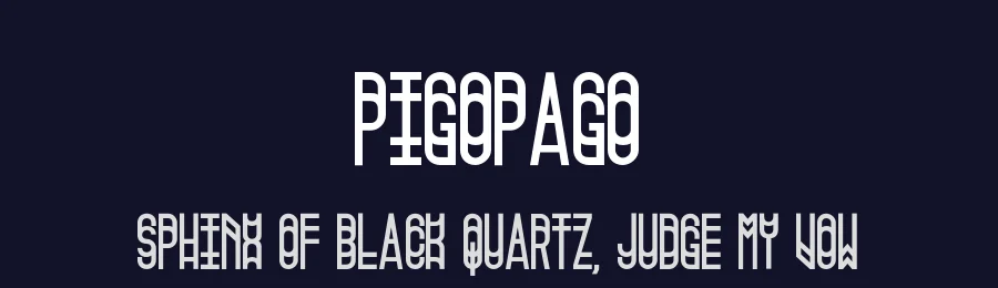 Pigopago by Blastto — Decorative Font — thumbnail 2