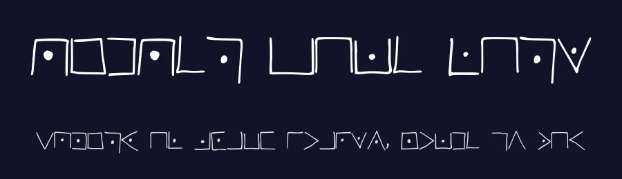 PigPen Code Font by Jasmine Croser — Dingbats Font — thumbnail 2