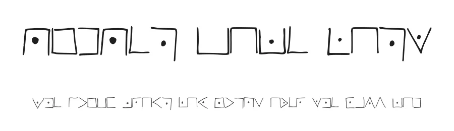 PigPen Code Font by Jasmine Croser — Dingbats Font