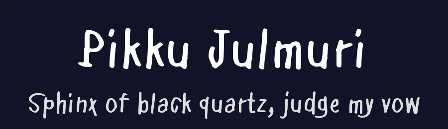 Pikku Julmuri by Juha Korhonen — Script Handwritten Font — thumbnail 2