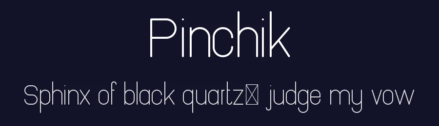 Pinchik by VPcreativeshop — Sans Serif Font — thumbnail 2