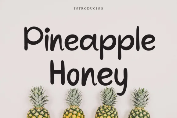 Pineapple Honey Font by Garcio — Script Handwritten Font